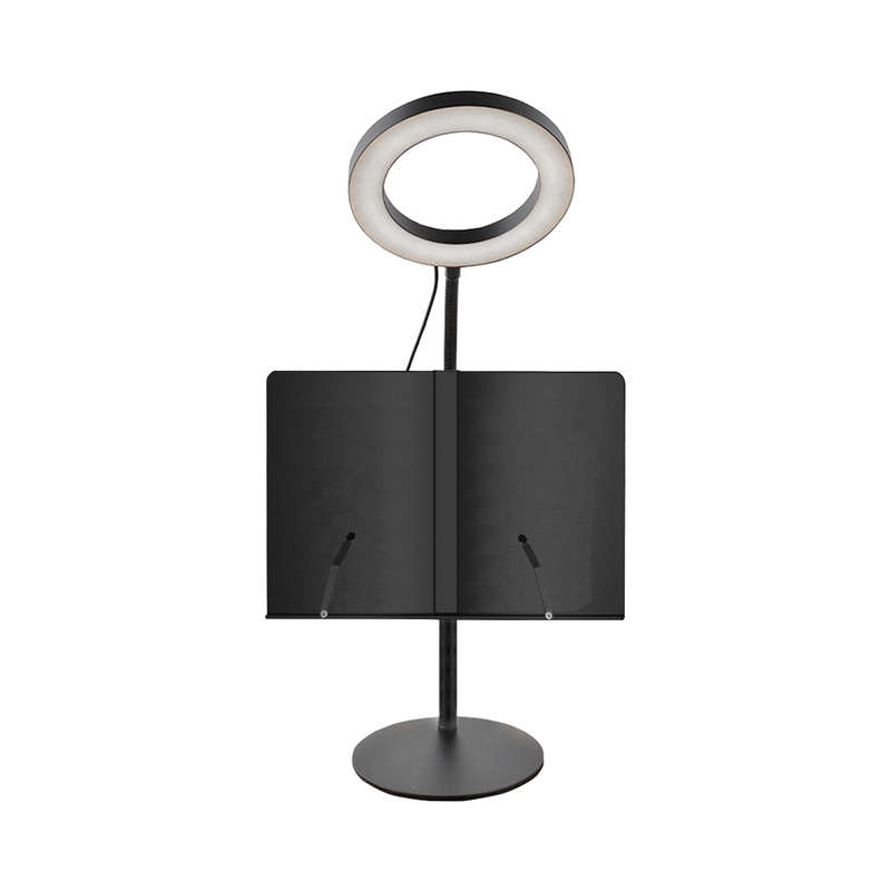 Hands Free Book Stand Stand Holder with Clips and LED Light for Reading