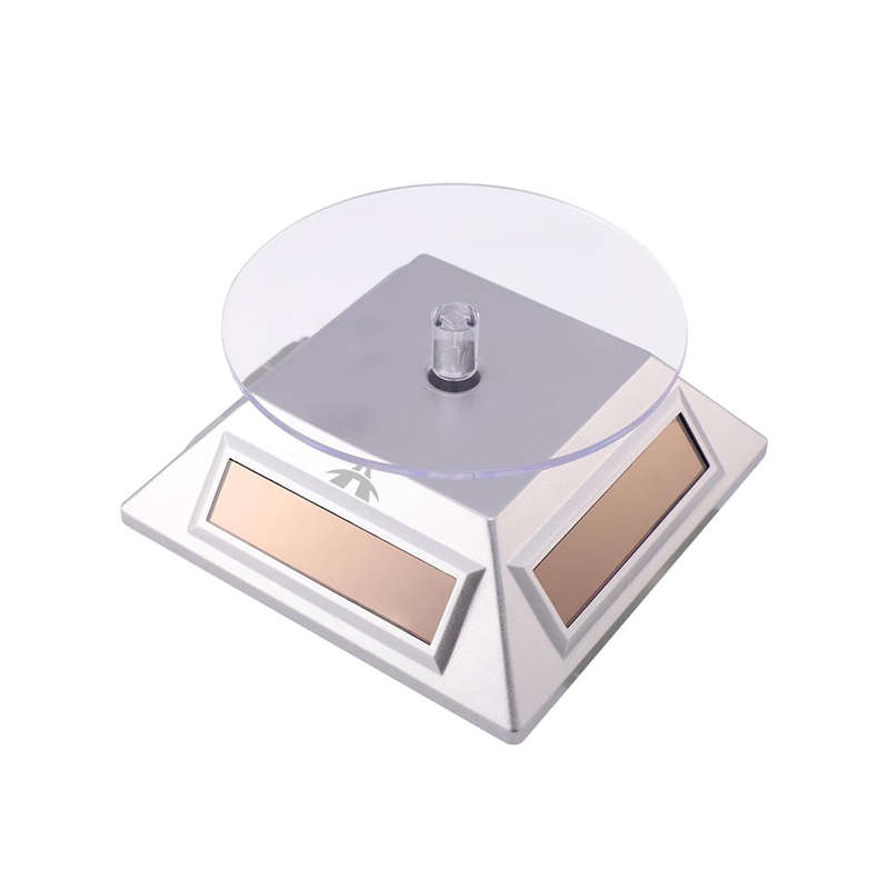 360° Rotating Jewelry Display Stand Solar Turntable