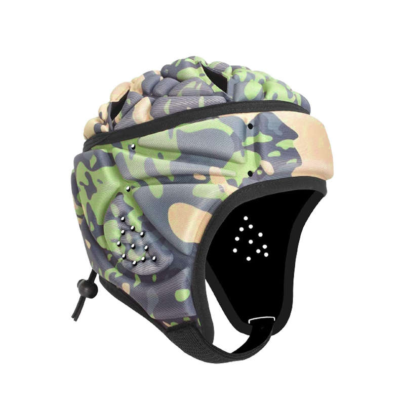 Rugby Headguard Protective Rugby Helmet Scrum Cap Sports Headguard-Yellow