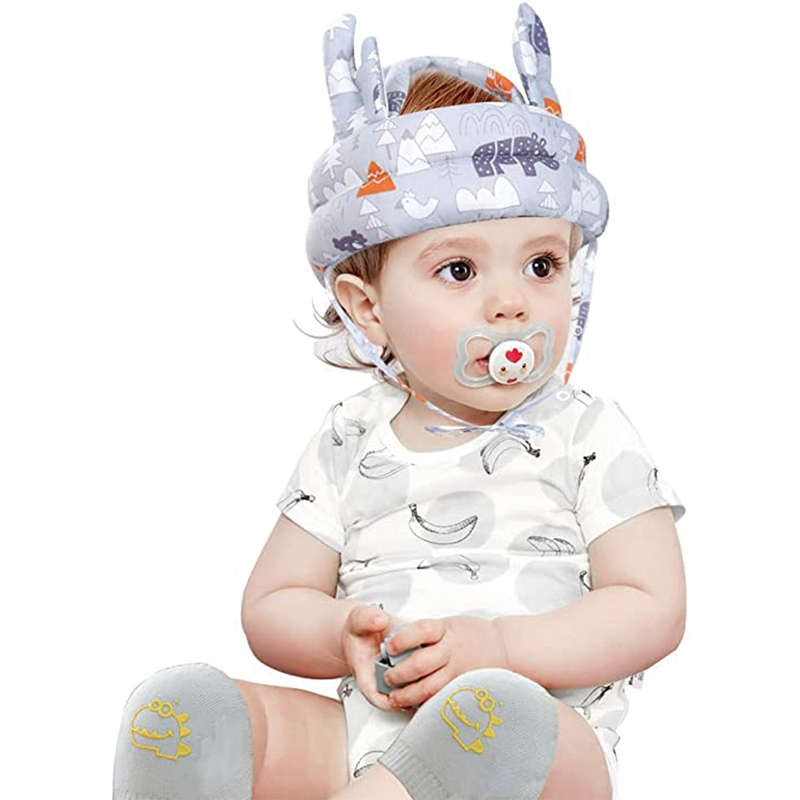 Baby Safety Helmet Baby Head Protector-Grey