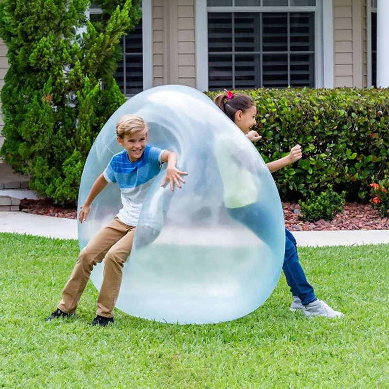 Water Bubble Ball Inflatable Water Balloon Transparent Rubber Ball for Pool