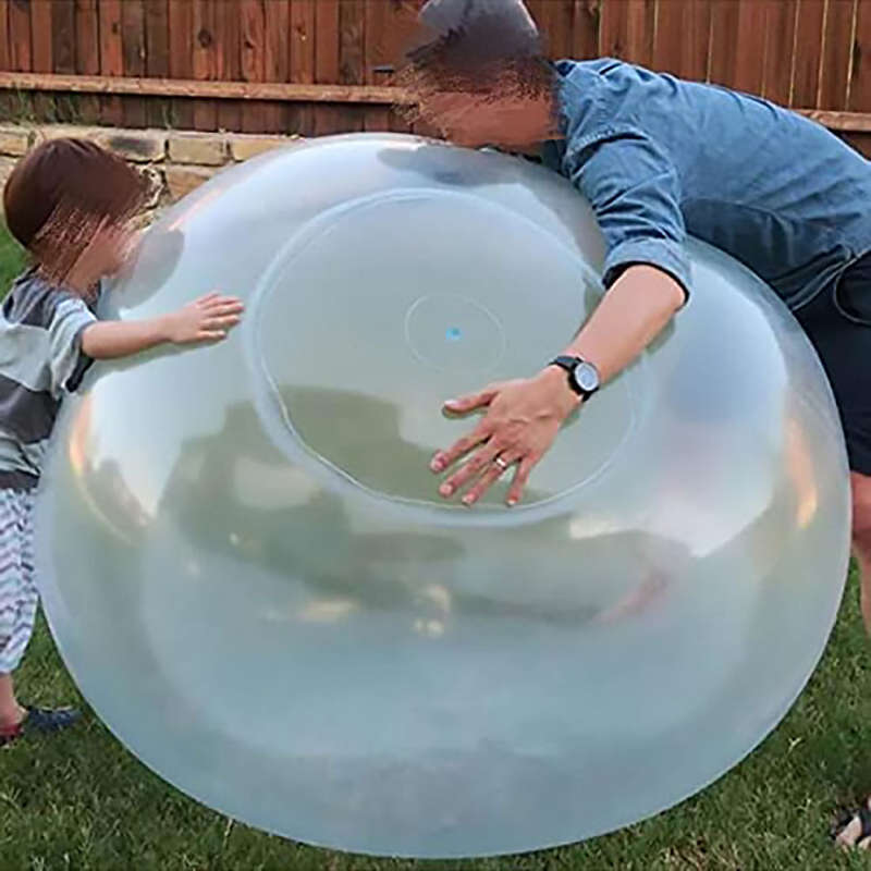 Water Bubble Ball Inflatable Water Balloon Transparent Rubber Ball for Pool