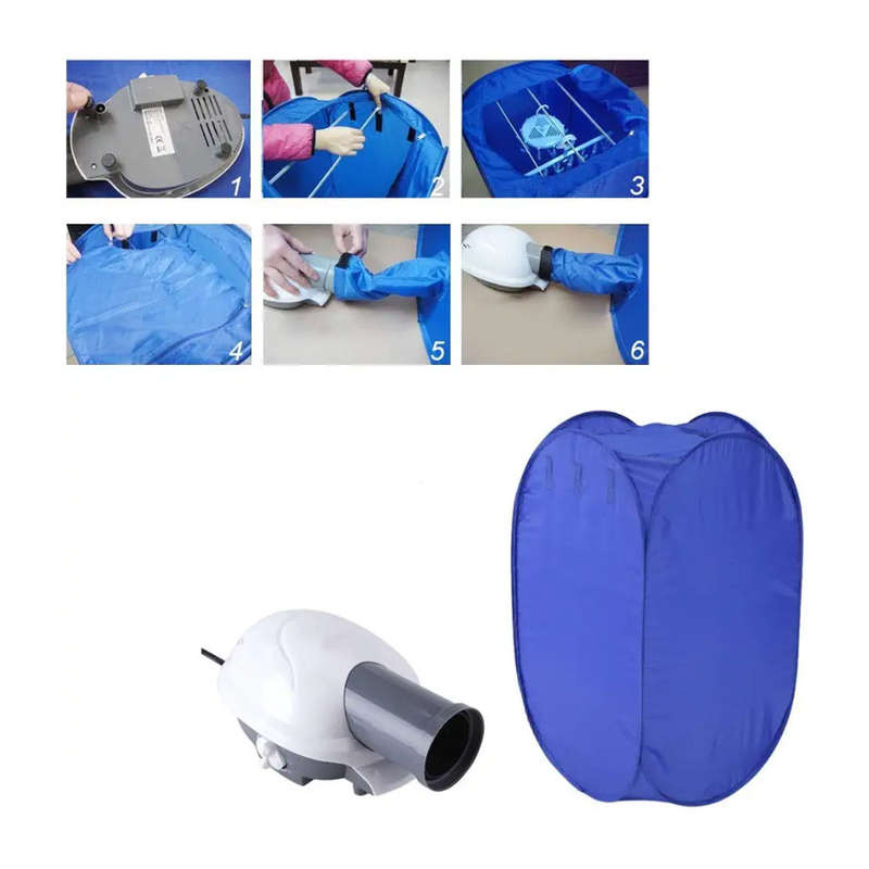 Portable Clothes Dryer Mini Folding Electric Air Clothes Dryer Bag 220V