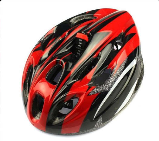 Adult 18 Vents Cycling Helmet - Black/Red
