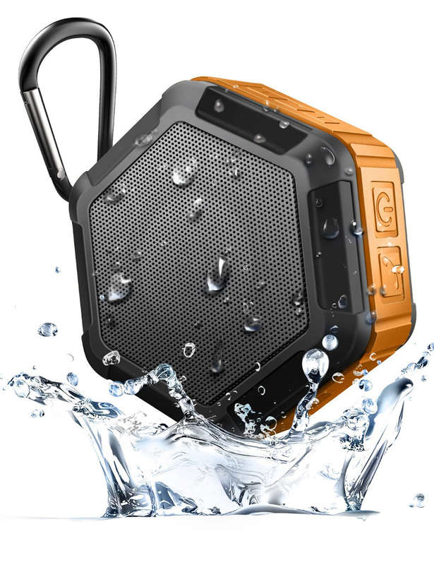 Portable Bluetooth Speaker, waterproof bluetooth 4.0 Speaker with IPX5 Waterproof Function and 12 Ho