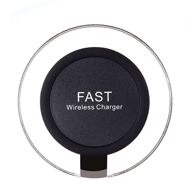 Fast Wireless Charger, Wireless QI Charging Pad for Samsung Galaxy S7 S7 Edge Note 5 S6 Edge+ Plus
