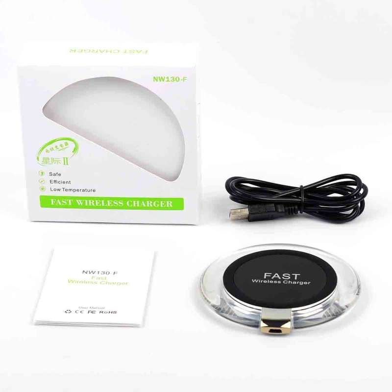 Fast Wireless Charger, Wireless QI Charging Pad for Samsung Galaxy S7 S7 Edge Note 5 S6 Edge+ Plus