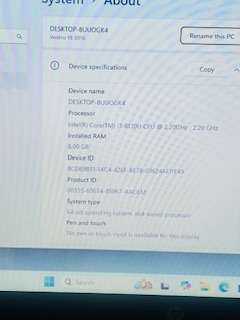 Beast HP 15, i3 8th, 256GB Nvem, 8GB, 1TB, WiFi, Bluetooth,Worth Price R23000