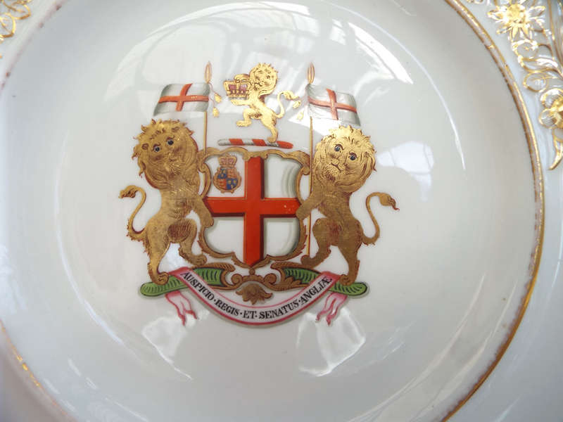 Spode British East India Company Armorial Plate 1823-1824. Ref. P105
