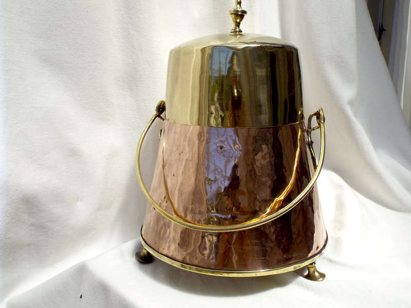 Antique Dutch copper/brass Doofpot circa 1830-1850. Ref.,MA/45