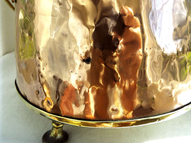 Antique Dutch copper/brass Doofpot circa 1830-1850. Ref.,MA/45