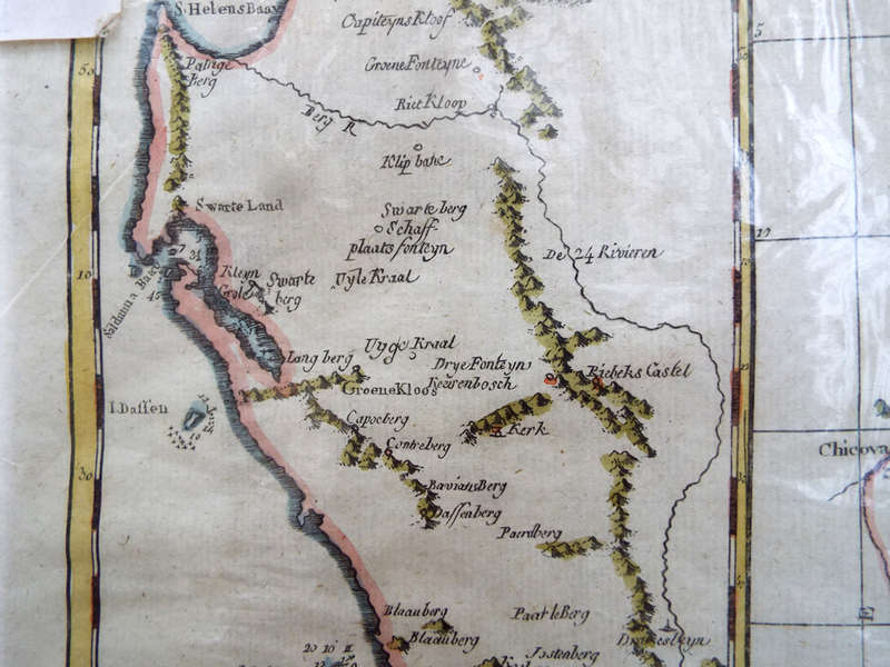 Antique 1768 map Carte Du Canal De Mozambique. Ref. MP-12