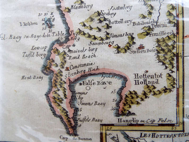 Antique 1768 map Carte Du Canal De Mozambique. Ref. MP-12