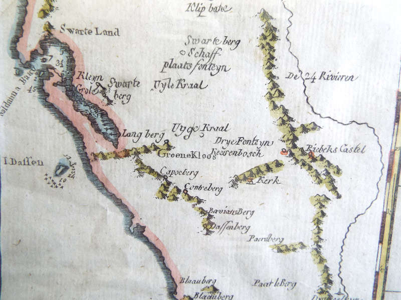 Antique 1768 map Carte Du Canal De Mozambique. Ref. MP-12