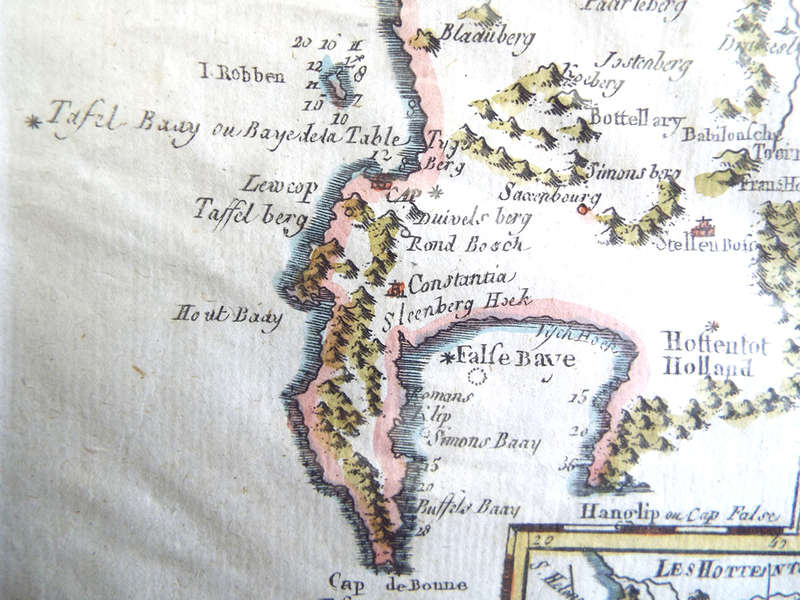 Antique 1768 map Carte Du Canal De Mozambique. Ref. MP-12