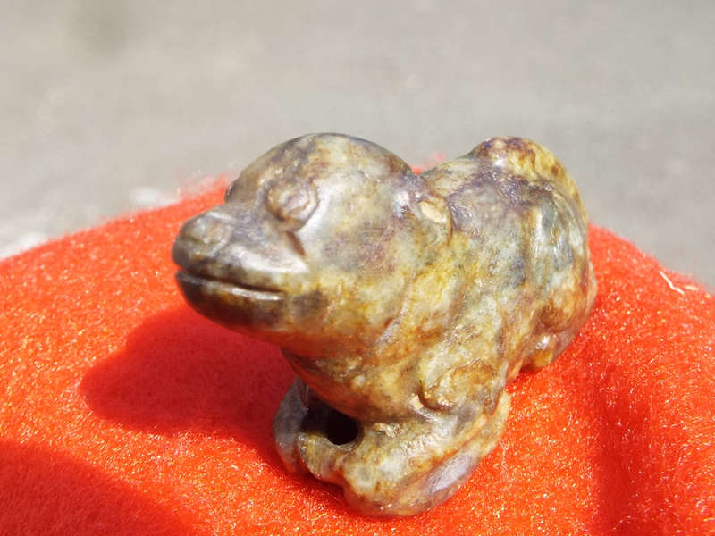 Archaic Chinese Nephrite Jade Burial Amulet. Ming Dynasty Ref. OR-48