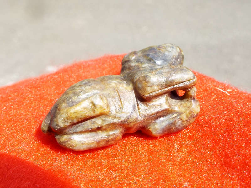 Archaic Chinese Nephrite Jade Burial Amulet. Ming Dynasty Ref. OR-48