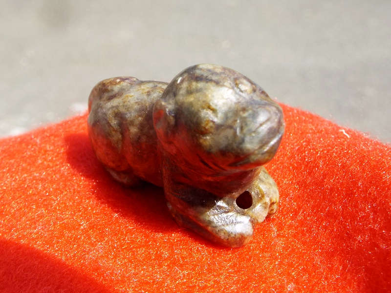 Archaic Chinese Nephrite Jade Burial Amulet. Ming Dynasty Ref. OR-48