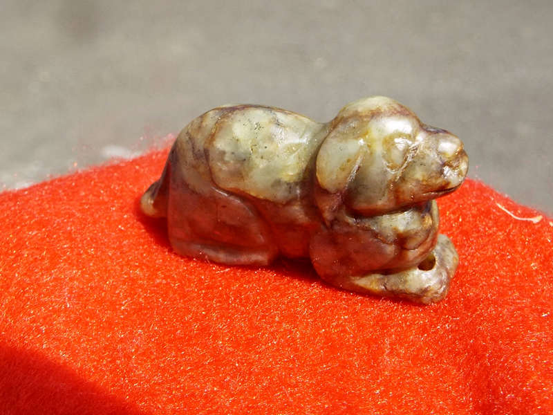 Archaic Chinese Nephrite Jade Burial Amulet. Ming Dynasty Ref. OR49