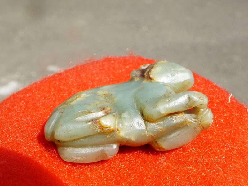 Archaic Chinese Nephrite Jade Burial Amulet. Ming Dynasty Ref. OR-50