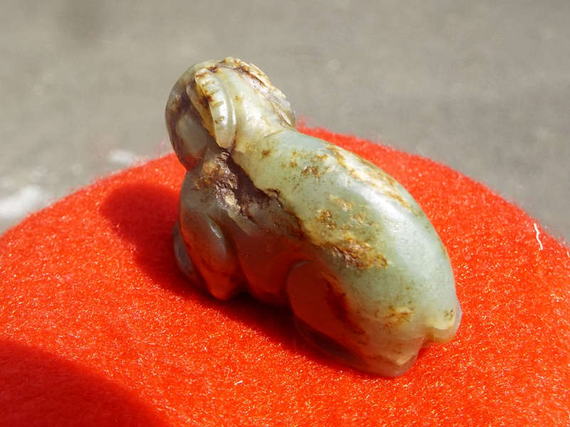Archaic Chinese Nephrite Jade Burial Amulet. Ming Dynasty Ref. OR-50