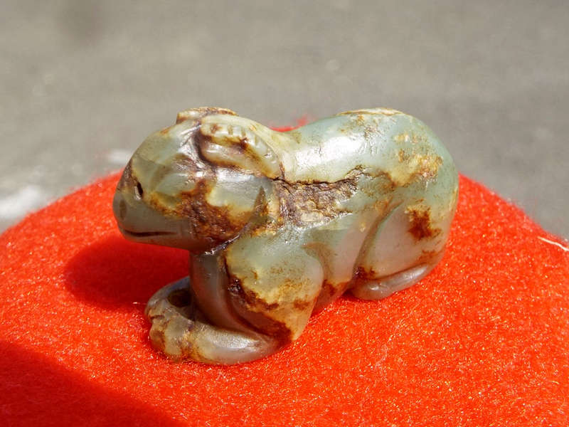 Archaic Chinese Nephrite Jade Burial Amulet. Ming Dynasty Ref. OR-50