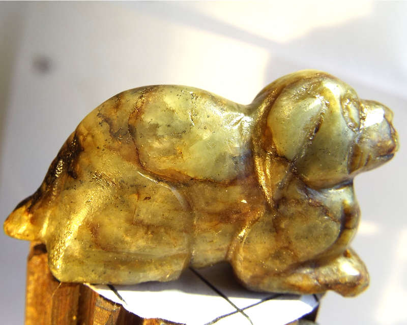 Archaic Chinese Nephrite Jade Burial Amulet. Ming Dynasty Ref. OR49