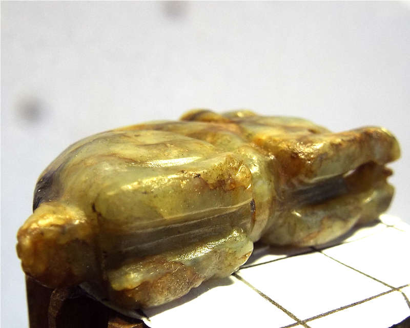 Archaic Chinese Nephrite Jade Burial Amulet. Ming Dynasty Ref. OR49