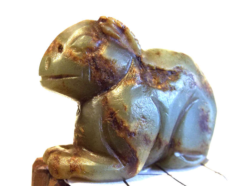 Archaic Chinese Nephrite Jade Burial Amulet. Ming Dynasty Ref. OR-50