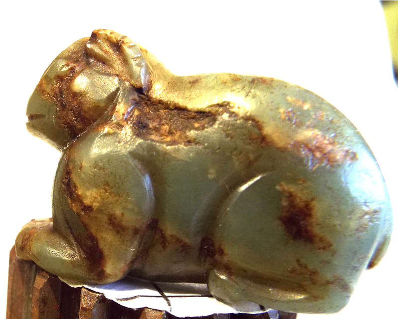 Archaic Chinese Nephrite Jade Burial Amulet. Ming Dynasty Ref. OR-50