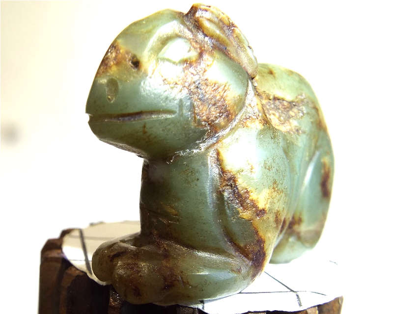 Archaic Chinese Nephrite Jade Burial Amulet. Ming Dynasty Ref. OR-50
