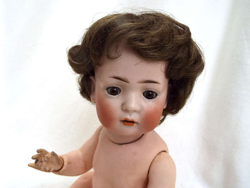 Antique  Bruno Schmidt  bisque Baby Doll circa 1911 Ref. TO-3