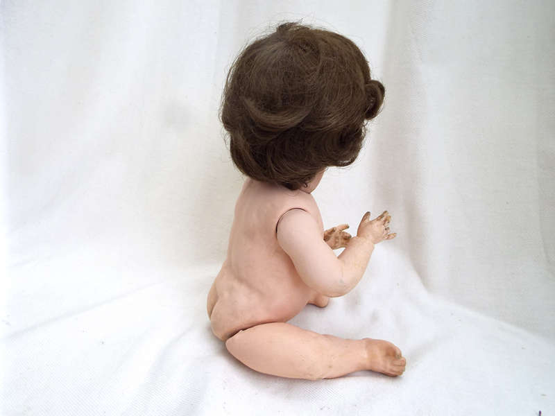 Antique  Bruno Schmidt  bisque Baby Doll circa 1911 Ref. TO-3