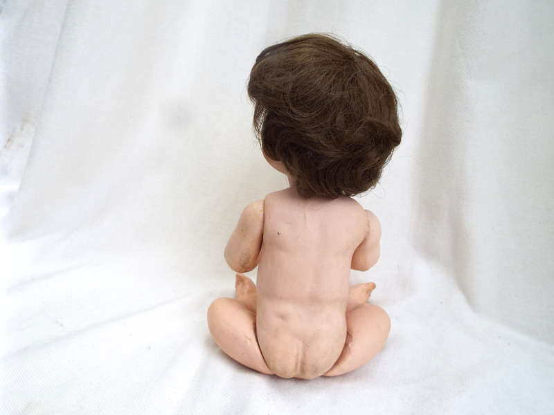 Antique  Bruno Schmidt  bisque Baby Doll circa 1911 Ref. TO-3