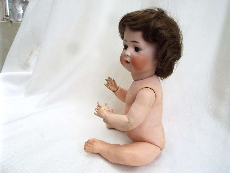 Antique  Bruno Schmidt  bisque Baby Doll circa 1911 Ref. TO-3