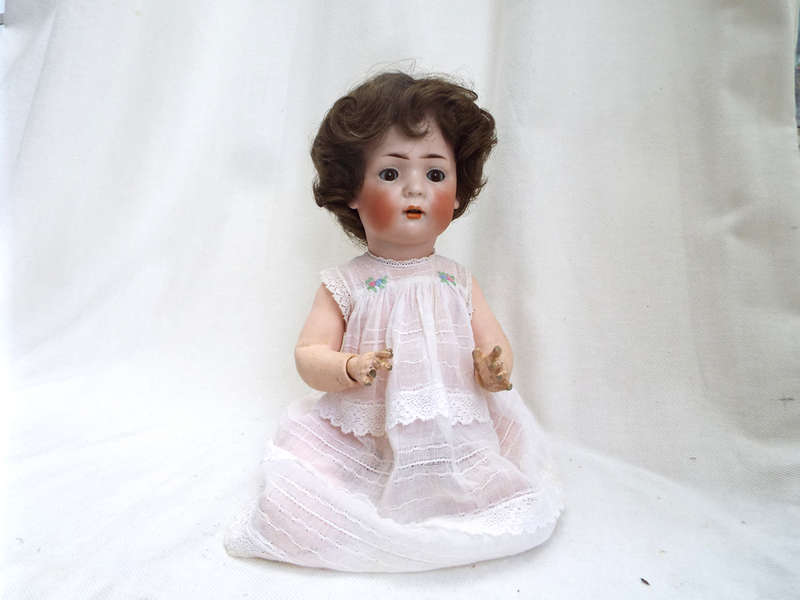 Antique  Bruno Schmidt  bisque Baby Doll circa 1911 Ref. TO-3