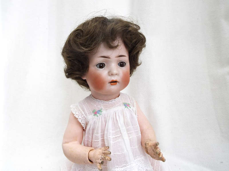 Antique  Bruno Schmidt  bisque Baby Doll circa 1911 Ref. TO-3