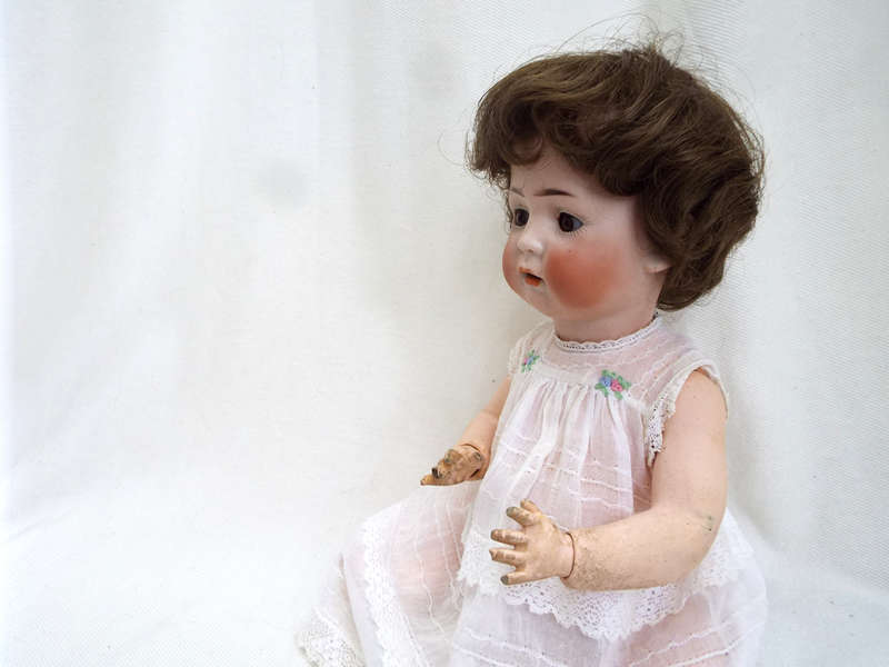 Antique  Bruno Schmidt  bisque Baby Doll circa 1911 Ref. TO-3