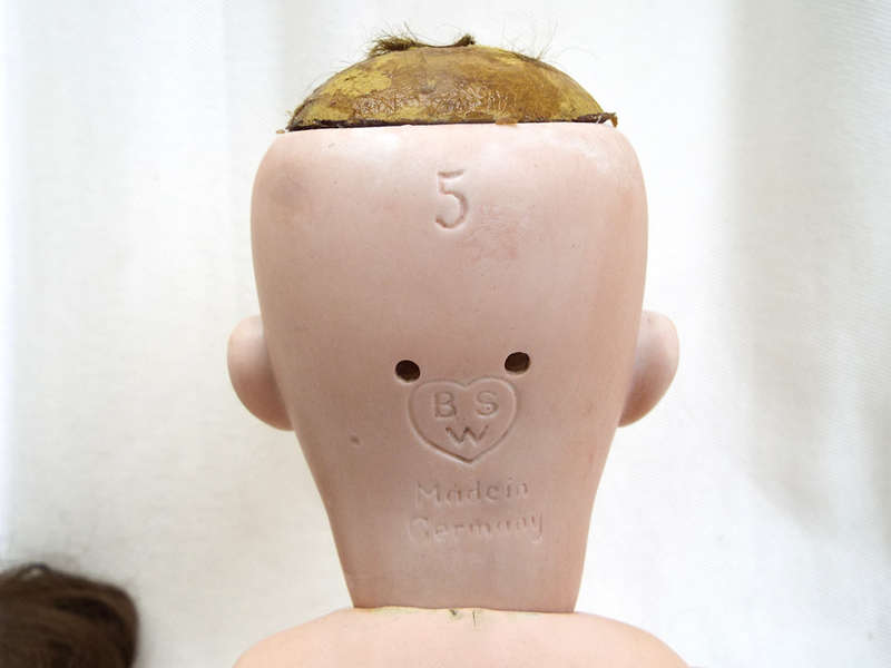 Antique  Bruno Schmidt  bisque Baby Doll circa 1911 Ref. TO-3