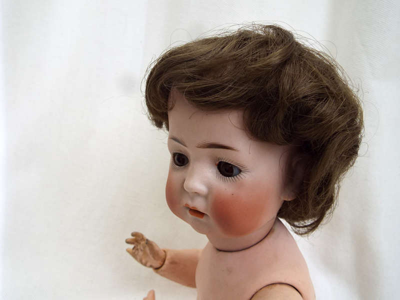 Antique  Bruno Schmidt  bisque Baby Doll circa 1911 Ref. TO-3