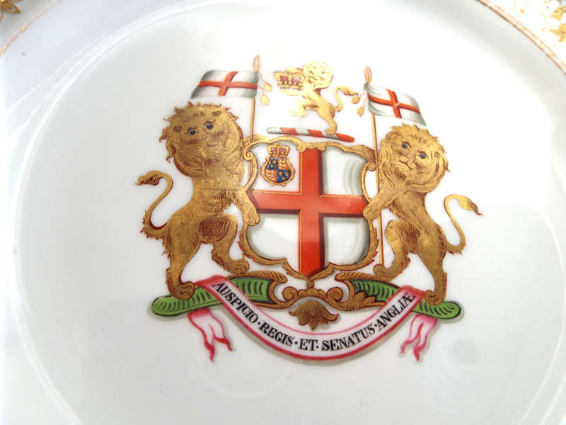 Spode British East India Company Armorial Plate 1823-1824. Ref. P105