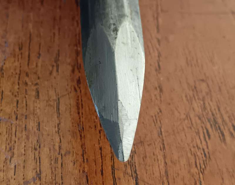 SADF R1 bayonet with plastic scabbard and webbing frog