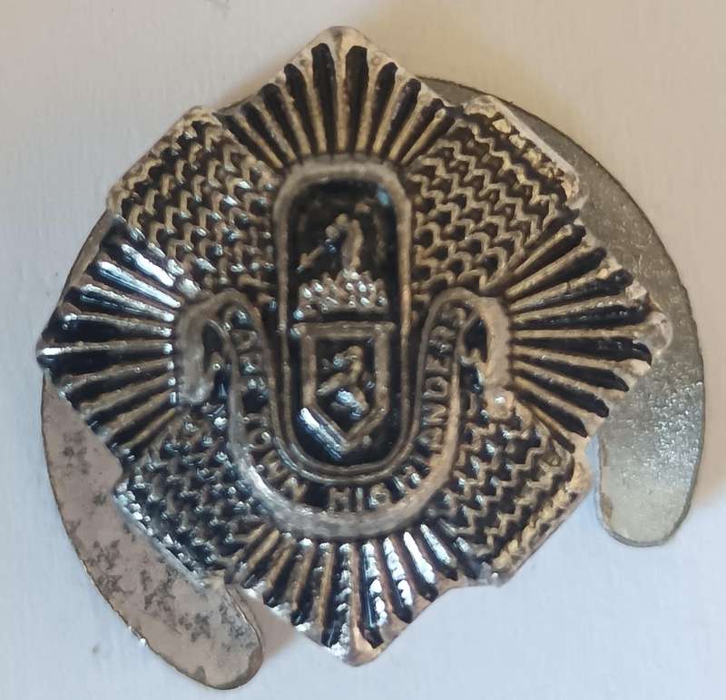 Cape Town Highlanders buttonhole badge 2 of 4