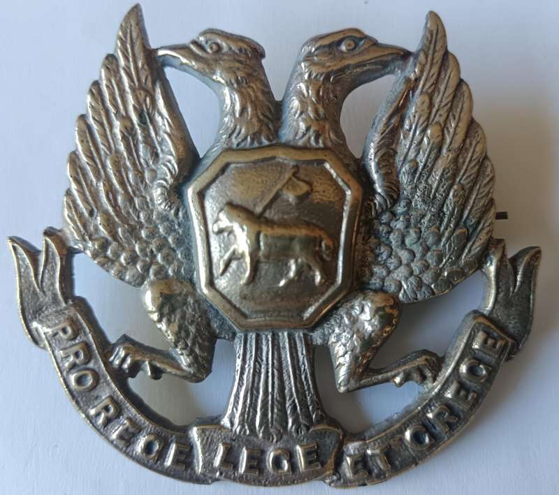 4th Perthshire Volunteer Battalion The Black Watch cap badge 1887 to 1908