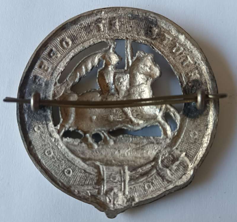 6th Fifeshire Volunteer Battalion The Black Watch glengarry badge 1887 to 1908