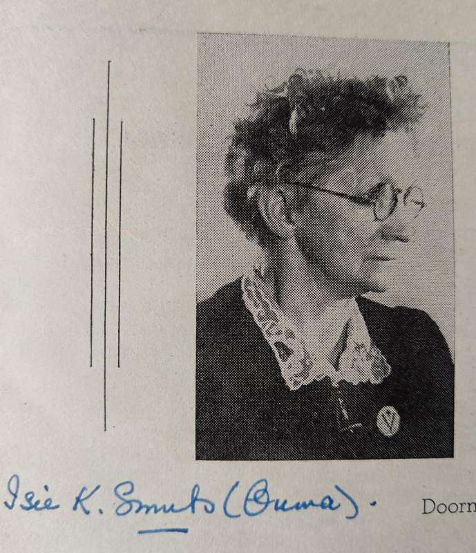 Two post-war cookery books - Victory and Ouma's - one signed by Ouma Isie Smuts