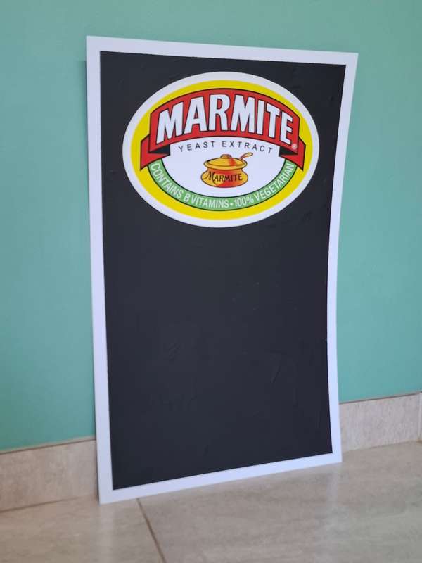MARMITE Kitchen Black Board 76cm x 48cm