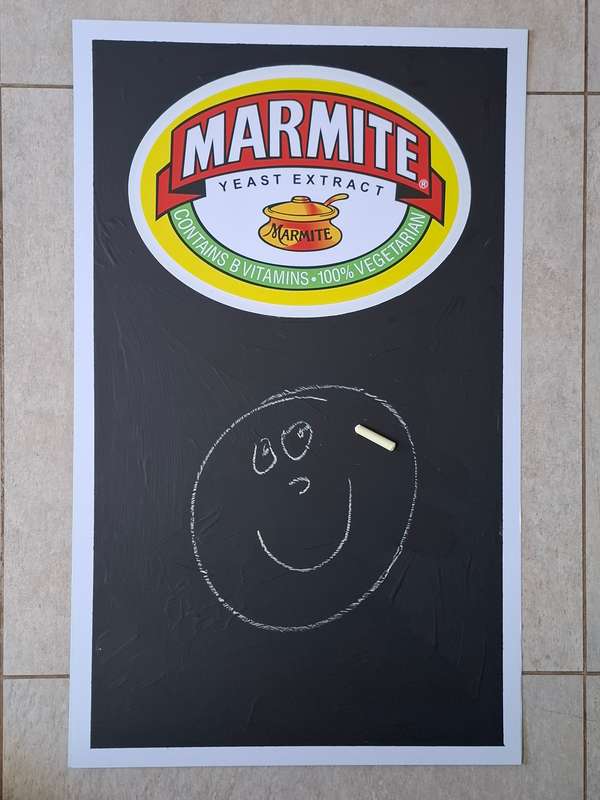 MARMITE Kitchen Black Board 76cm x 48cm