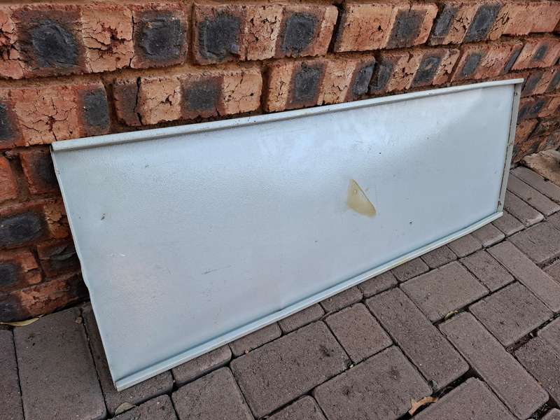 Assegai Tobacco Steel Sign 105cm x 37cm x 1cm