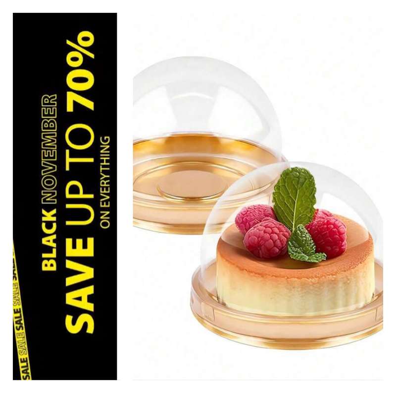 48 piece mini cake domes